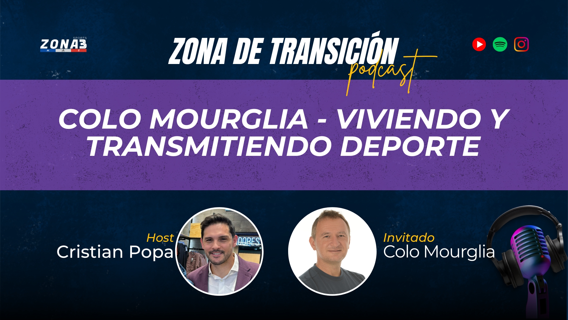 Colo Mourglia: Viviendo y Transmitiendo deporte